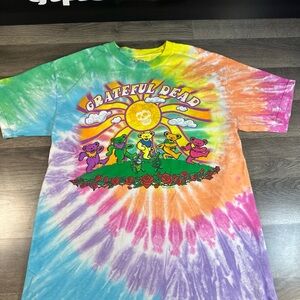 Liquid Blue Grateful Dead Tie-Dye mens Tee